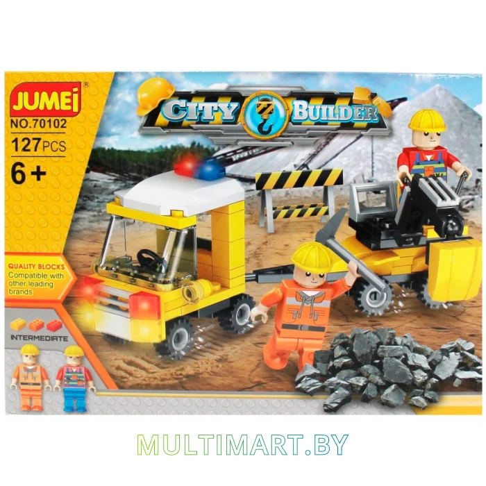 Конструктор Jumei N-389 Строители (127 деталей)